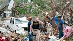 Homes built by volunteers from Habitat for Humanity were among the hardest hit by a tornado that killed at least six people in North Texas.              